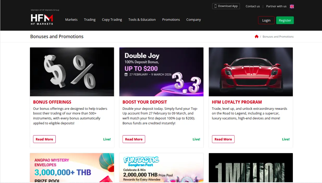 Bonuses & Promotions